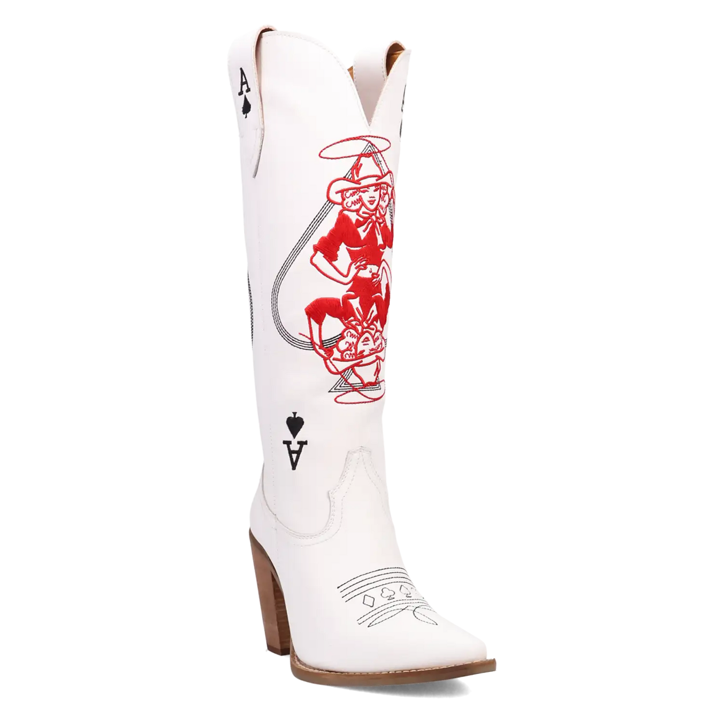 Dingo Ace of Spades - Women's Leather Cowgirl Boots