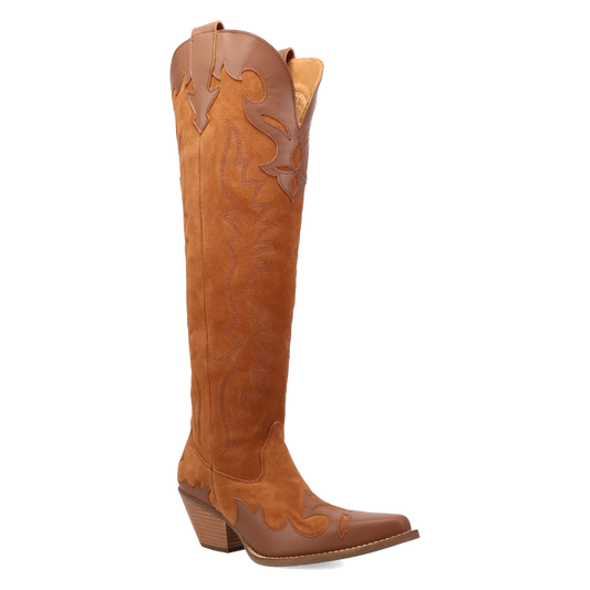 Dingo Drama Queen - Women's Suede Leather Cowgirl Boots
