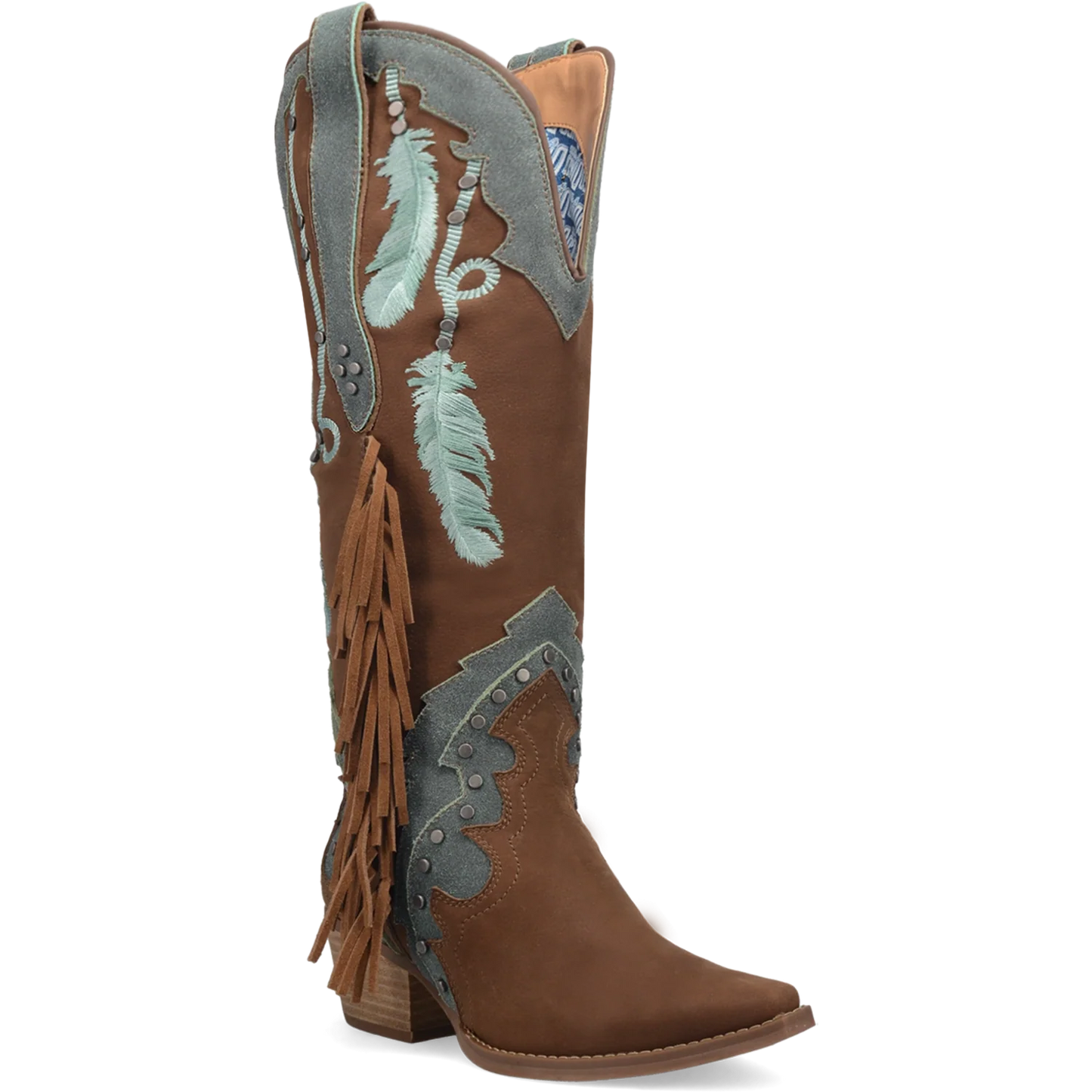 Dingo Dream Catcher - Womens Suede Leather Cowboy Boots