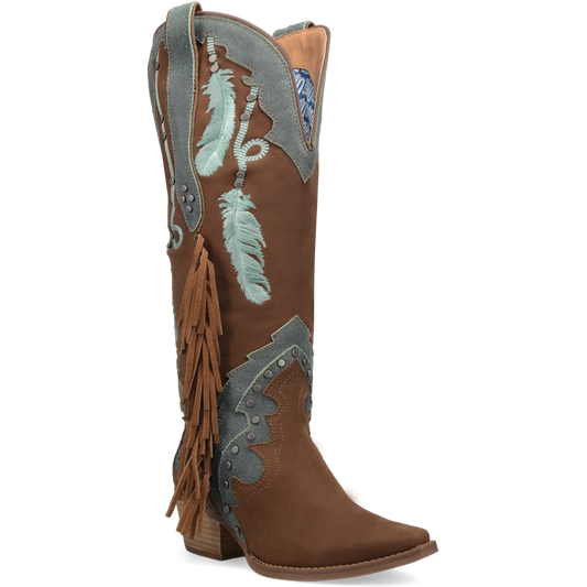 Dingo Dream Catcher - Womens Suede Leather Cowboy Boots