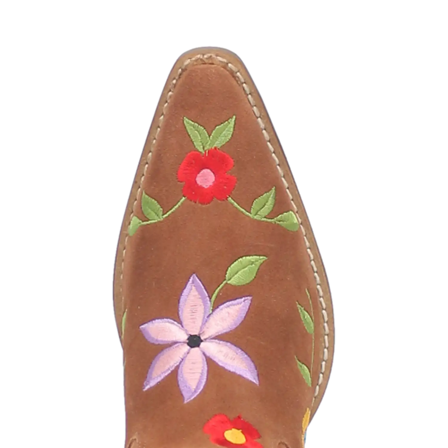 Dingo Flower Power - Women's Suede Leather Cowgirl Boots
