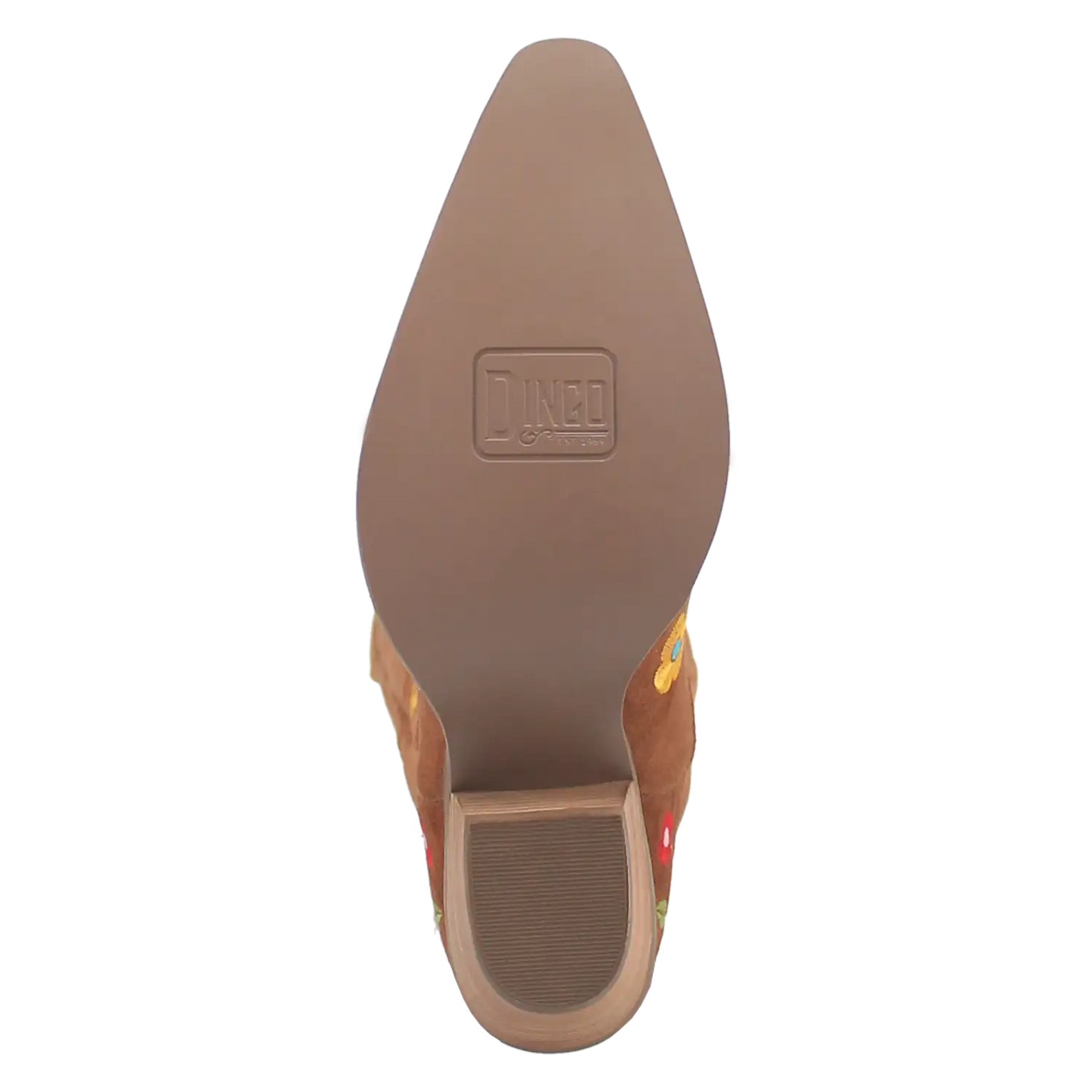 Dingo Flower Power - Women's Suede Leather Cowgirl Boots