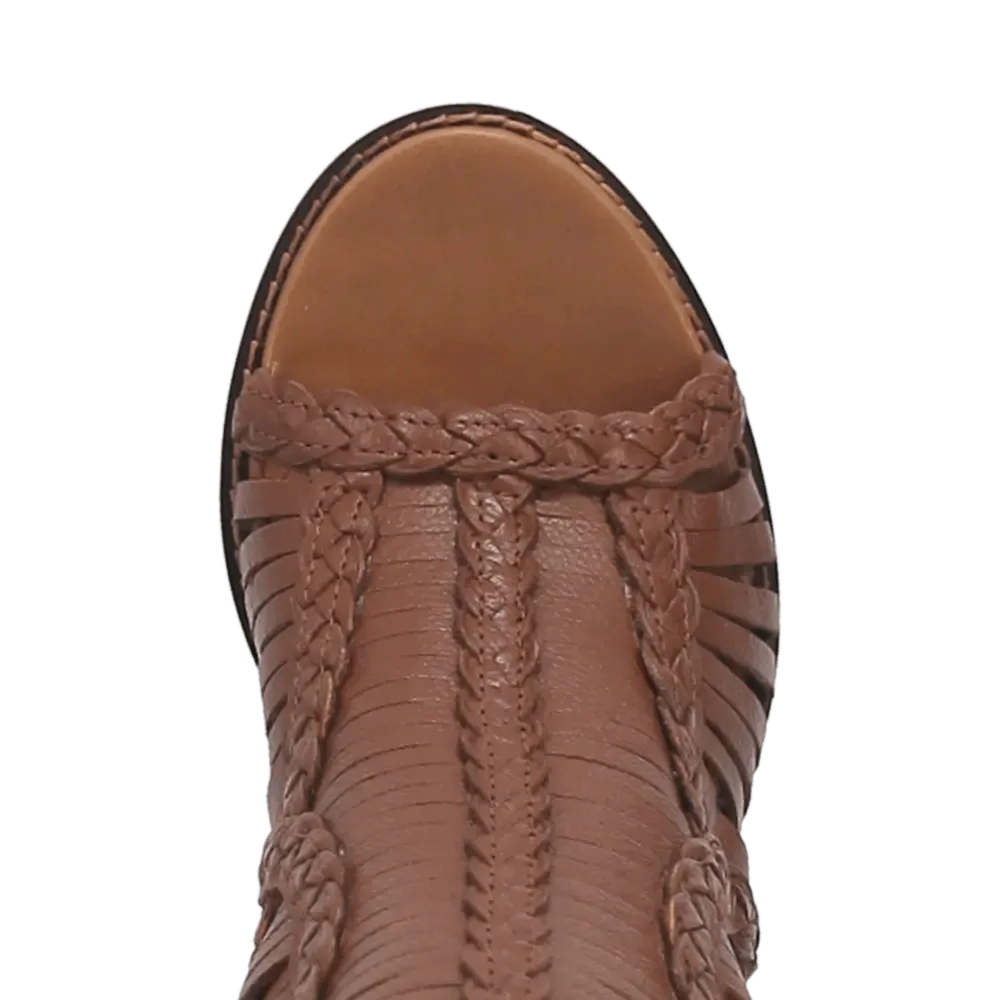 Dingo Jeezy- Womens Leather Sandal Cowgirl Boot