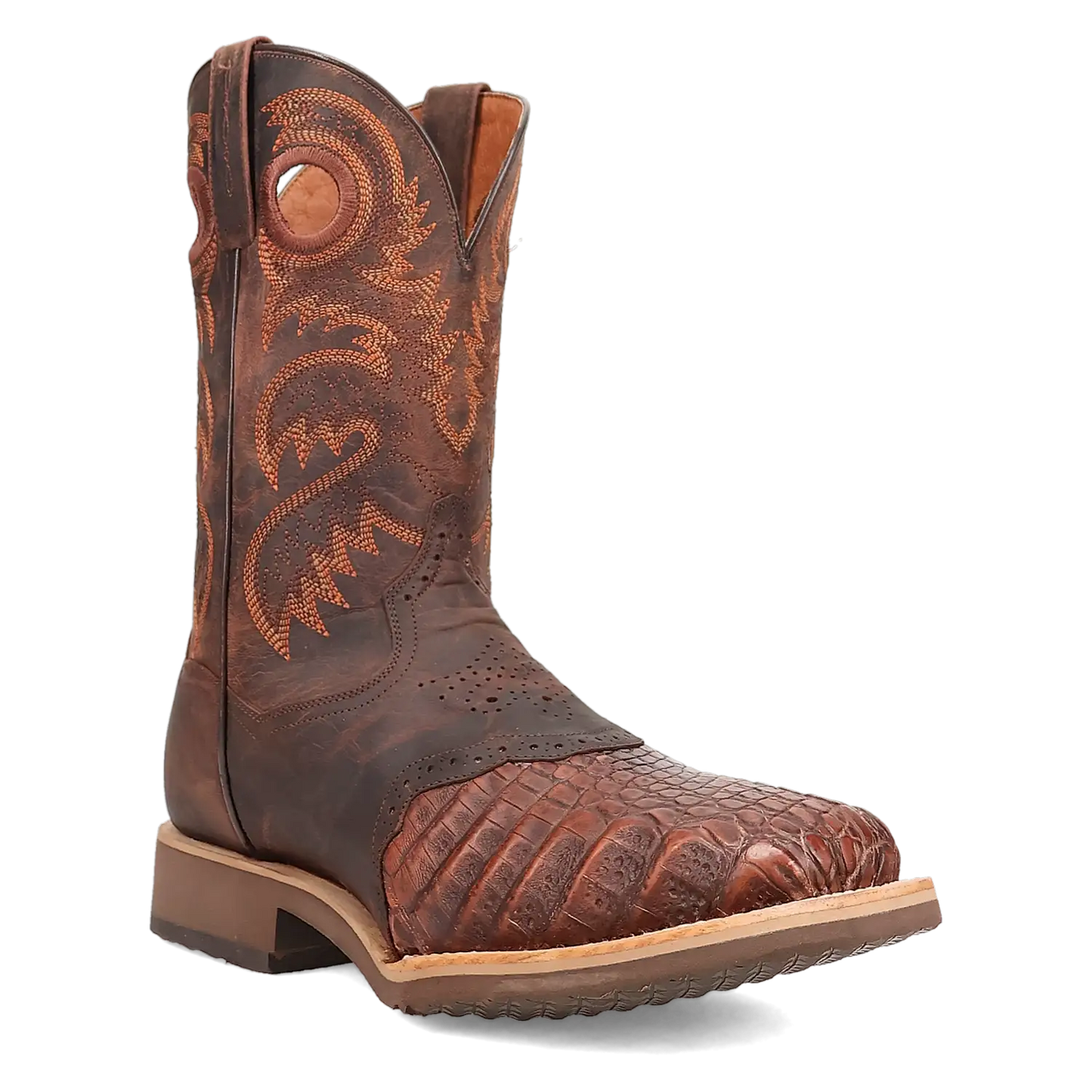 Dan Post Egan - Men's Caiman Skin Cowboy Boots