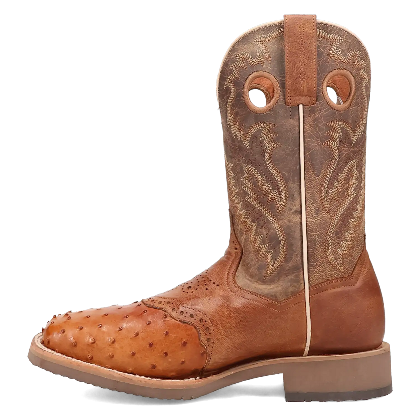 Dan Post Martel - Men's Ostrich Skin Leather Cowboy Boots