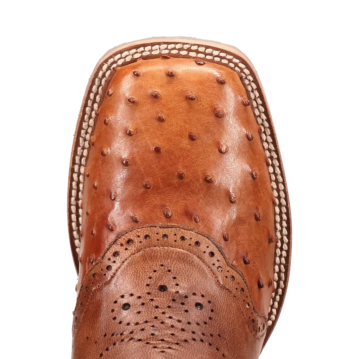 Dan Post Martel - Men's Ostrich Skin Leather Cowboy Boots
