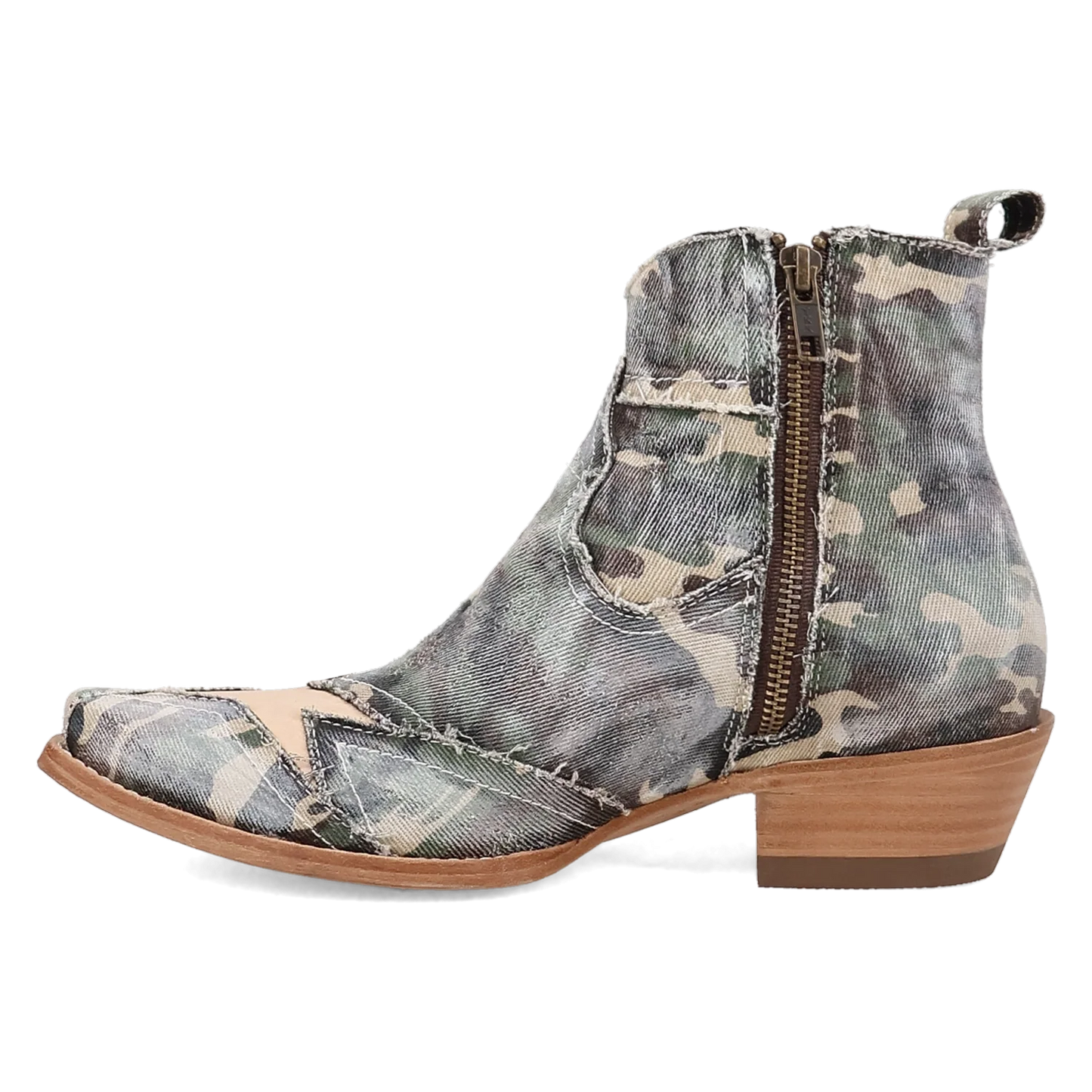 Dan Post Stardust - Women's Denim Cowgirl Booties