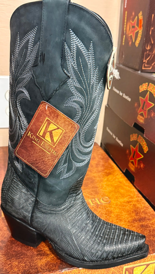 King Exotic Black Teju Women's Boots