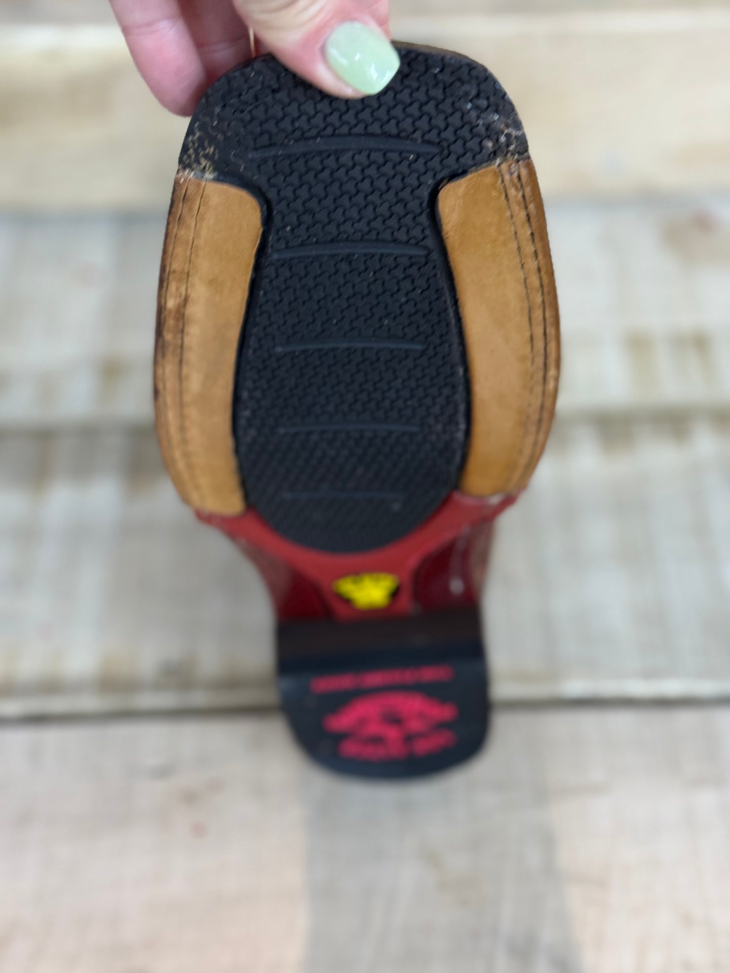 Exotic Los Altos Rustic Cognac Python Wide Square Toe
