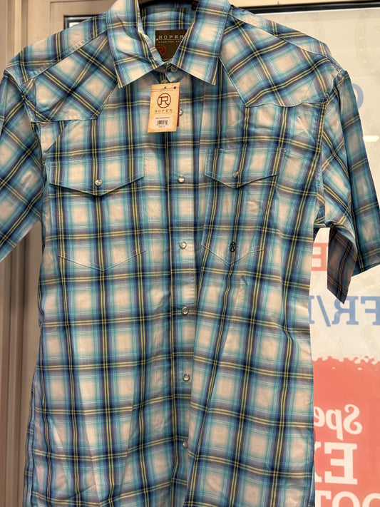 Roper Amarillo Pearl Snap Short Sleeve