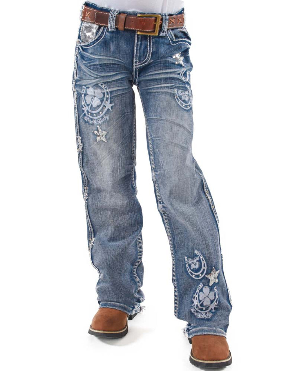 Cowgirl Tuff Double Lucky Unbelievable Girl's Jeans
