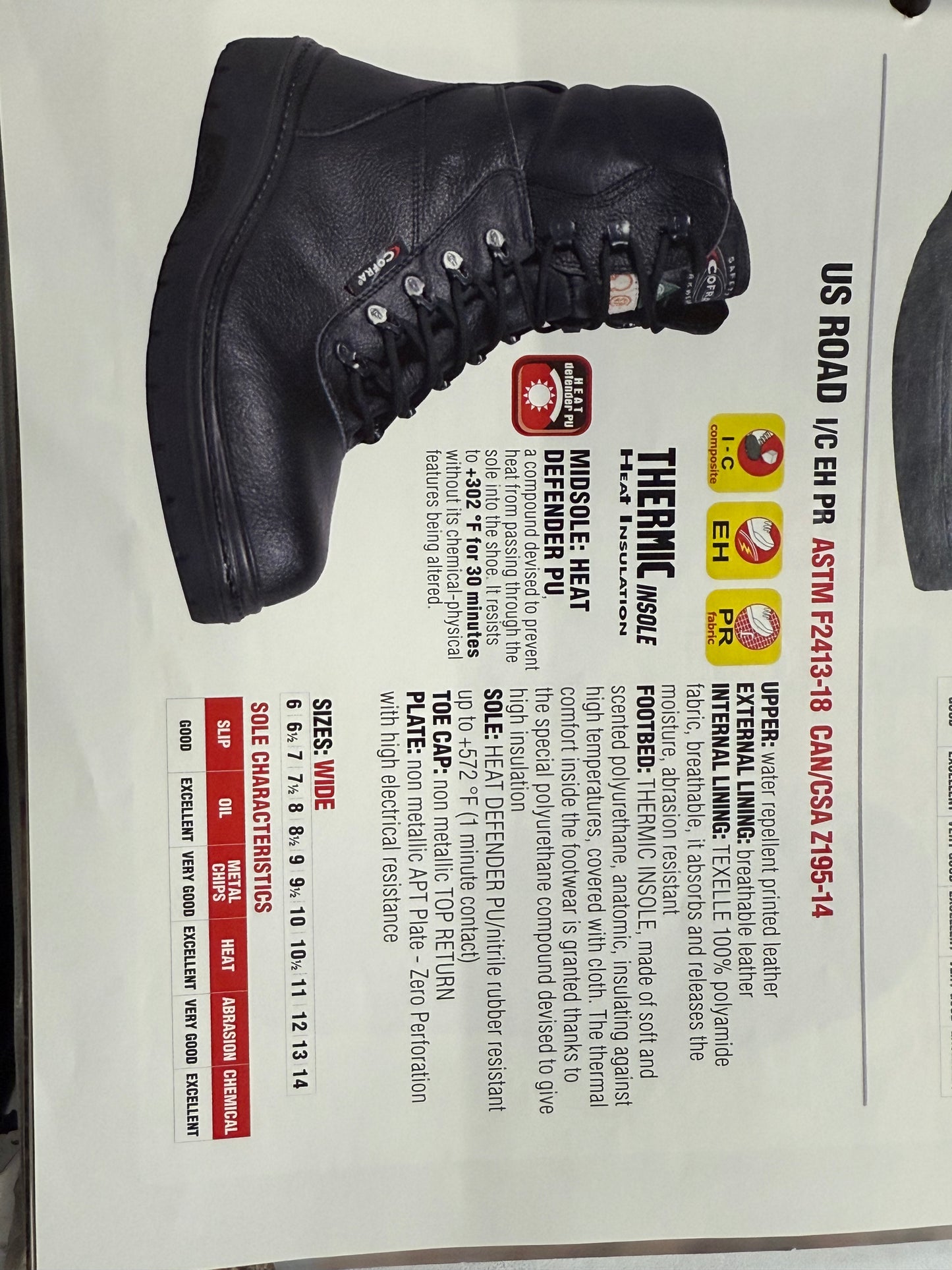 Cofra Composite Toe Asphalt Road Boot