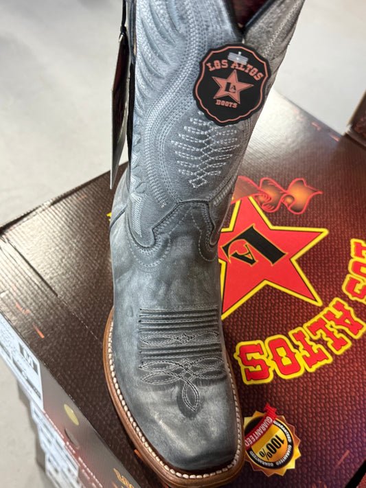 Custom Los Altos Woman Rustic Black Dubai Cowgirl Boots