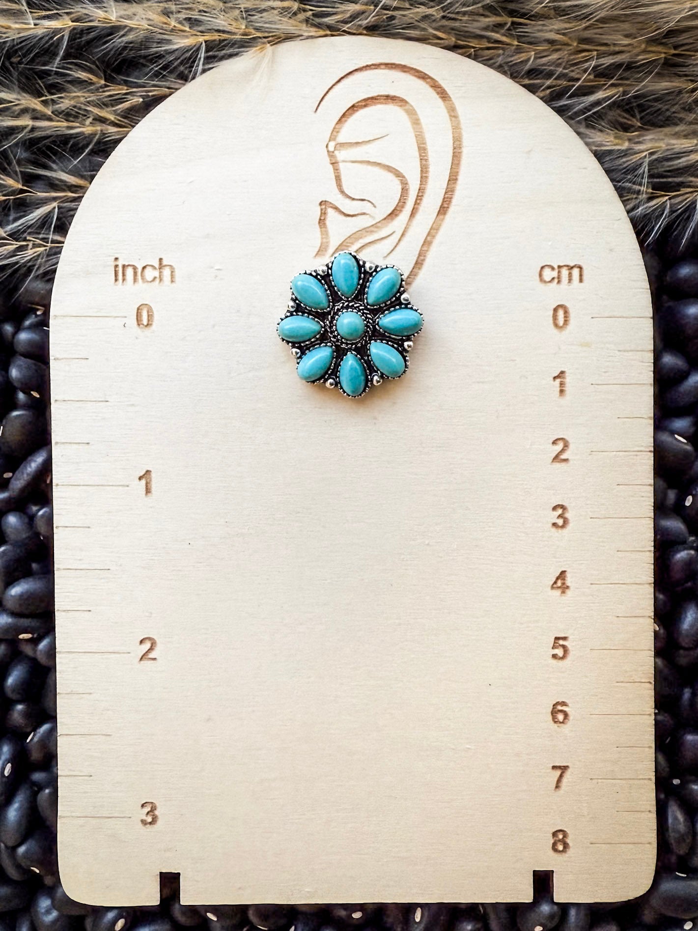 Gianna Turquoise Fashion Studs