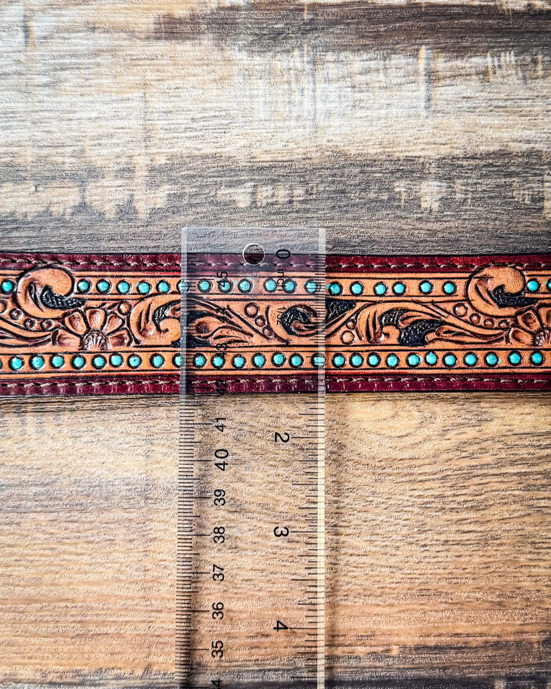 Bluebird Canyon Tooled Leather Bracelet