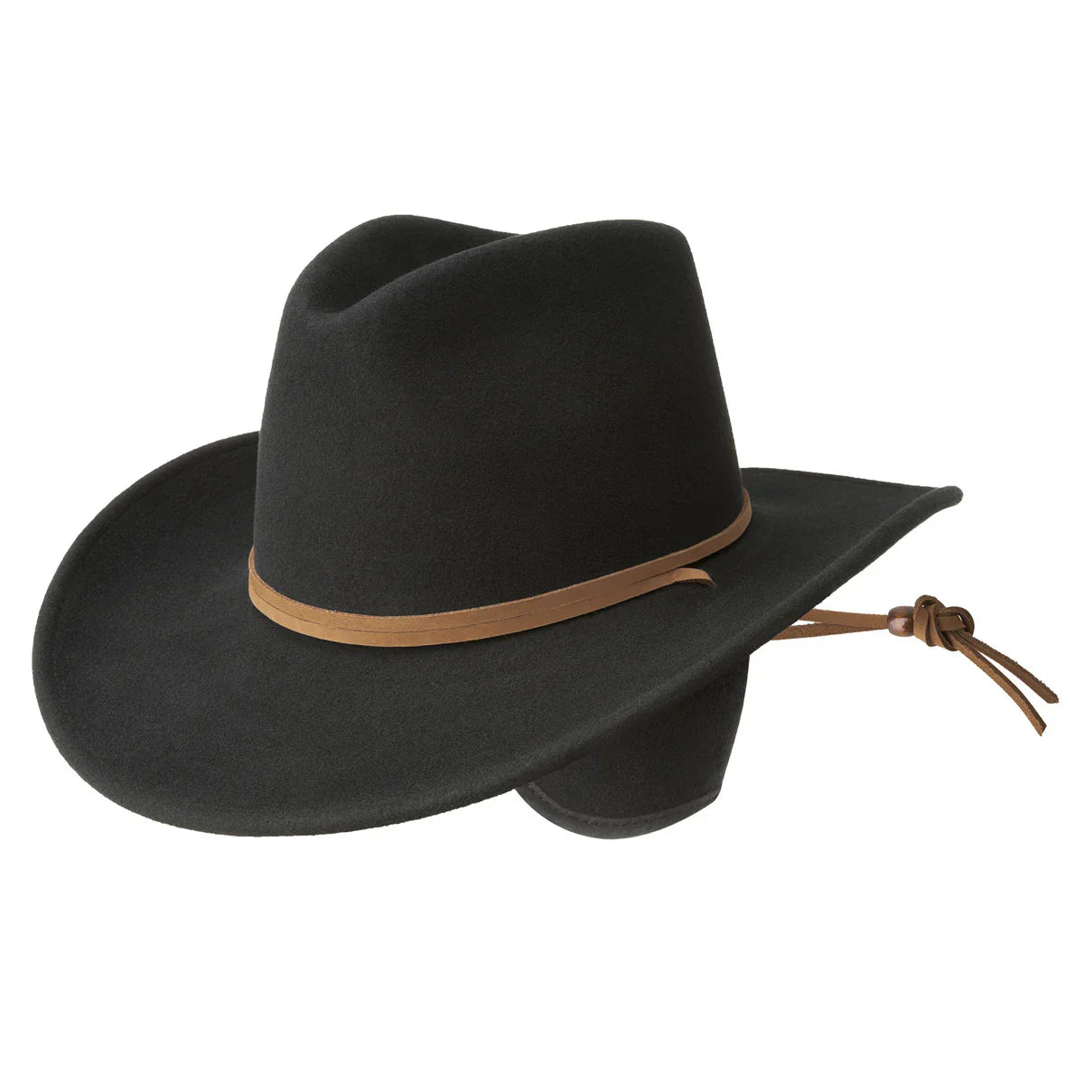 Bailey Joe Eder - LiteFelt Wool Felt Outback Hat w/ Earflaps