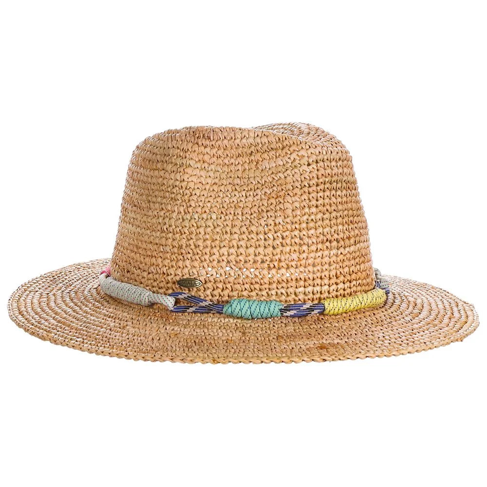 Scala Calla - Women's Straw Fedora Hat