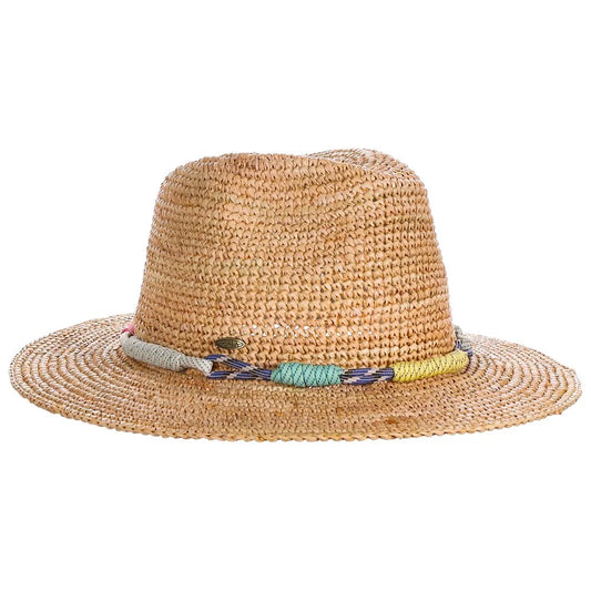 Scala Calla - Women's Straw Fedora Hat
