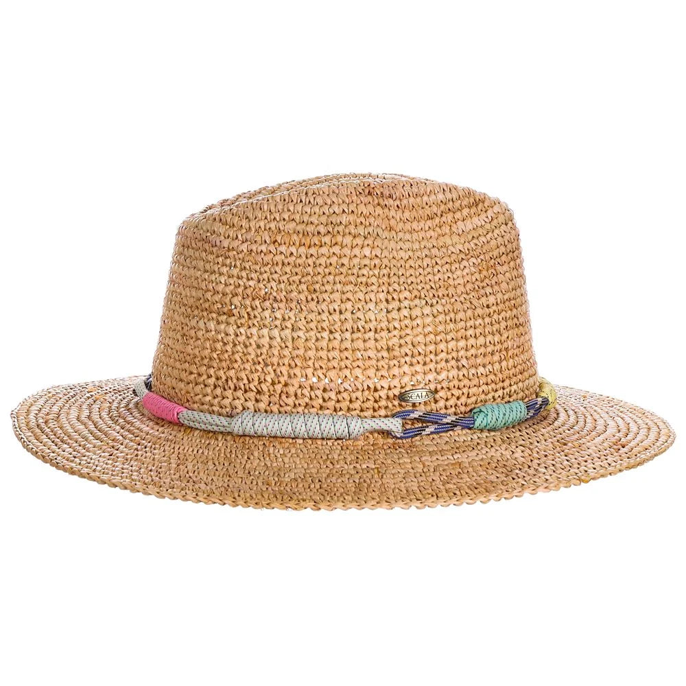 Scala Calla - Women's Straw Fedora Hat
