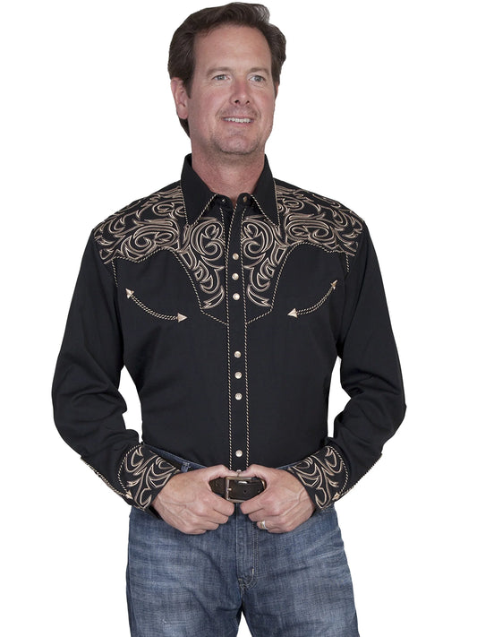 Scully Silverado  - Embroidered Men's Western Shirt