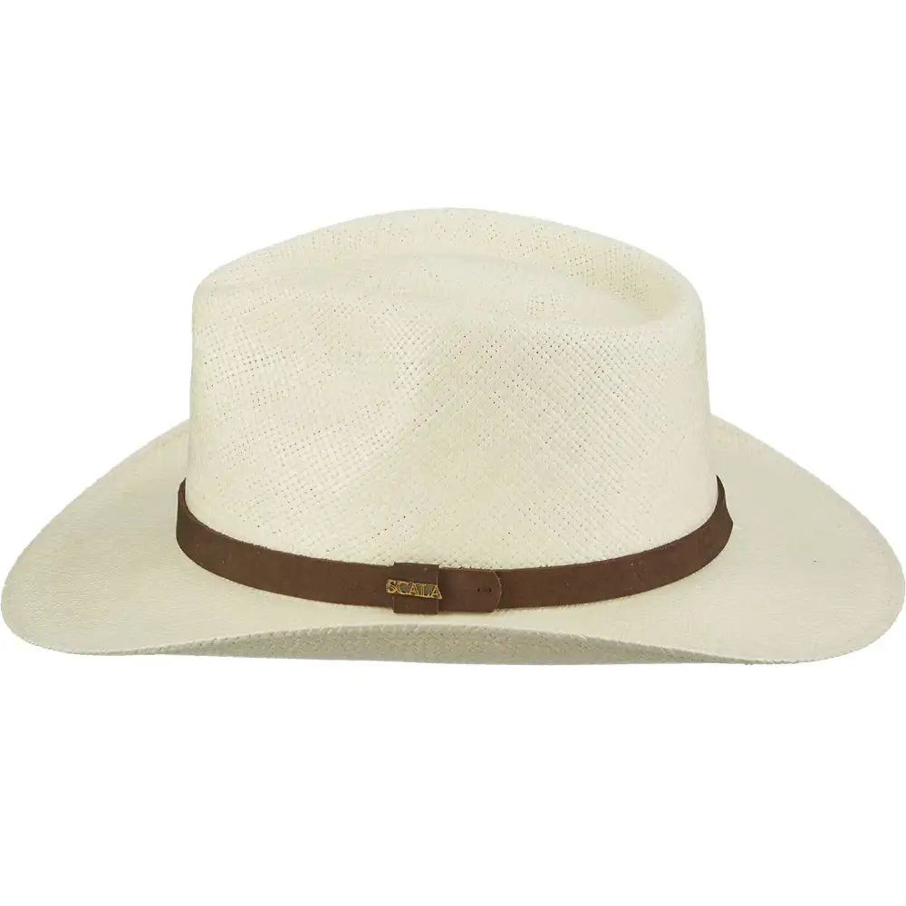 Scala Albuquerque - Genuine Panama Straw Fedora Hat
