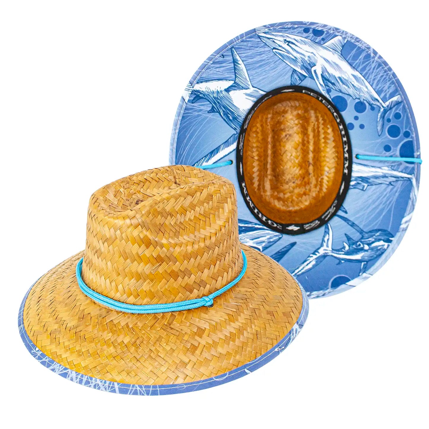 Peter Grimm Shark Jr - Childrens Straw Lifeguard Hat