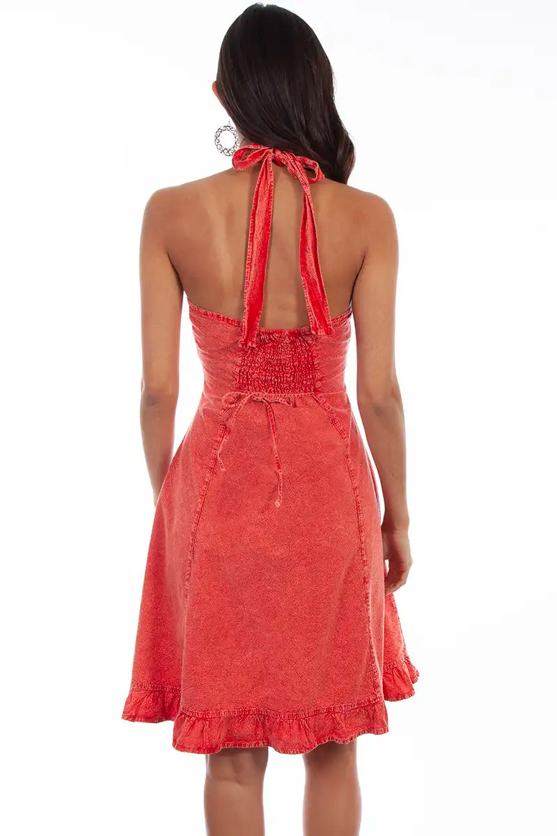 Scully Cantina Halter Top Dress (PSL-053) - Women's Sundress