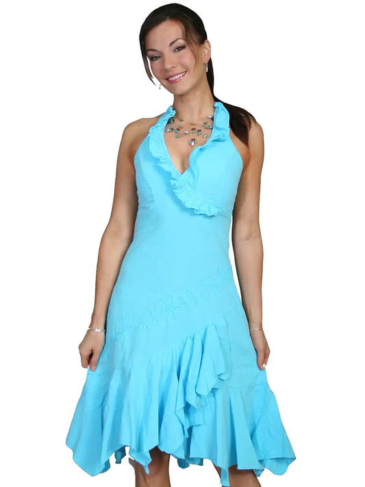 Scully Cantina Halter Top Dress (PSL-054) - Women's Sundress