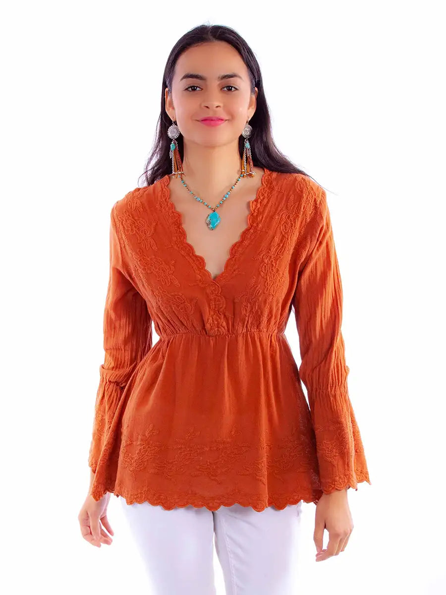 Scully Cantina Blouse (PSL-221) - Women's Shirt