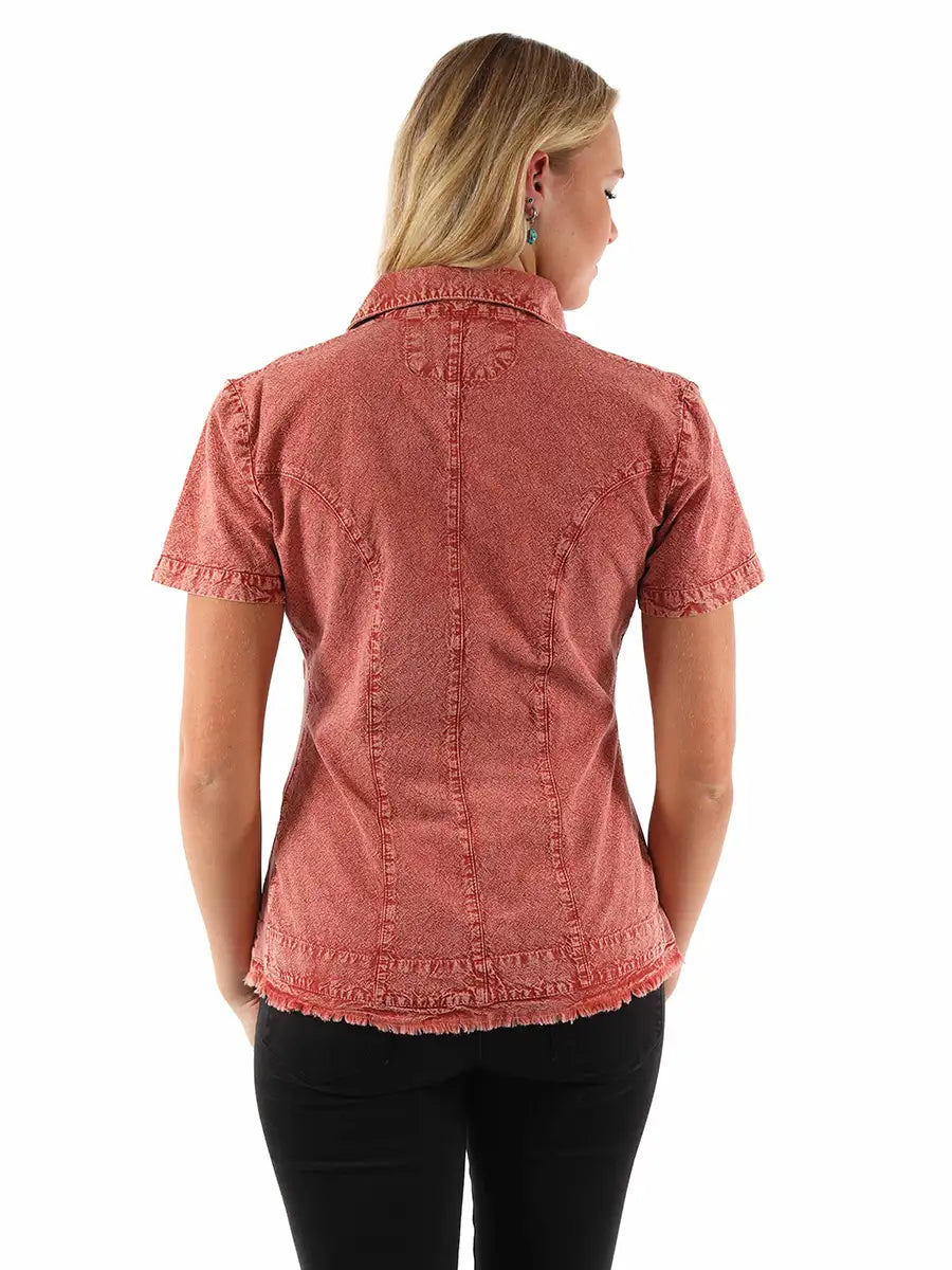 Scully Cantina Short Sleeve Blouse (PSL-273) - Women's Shirt