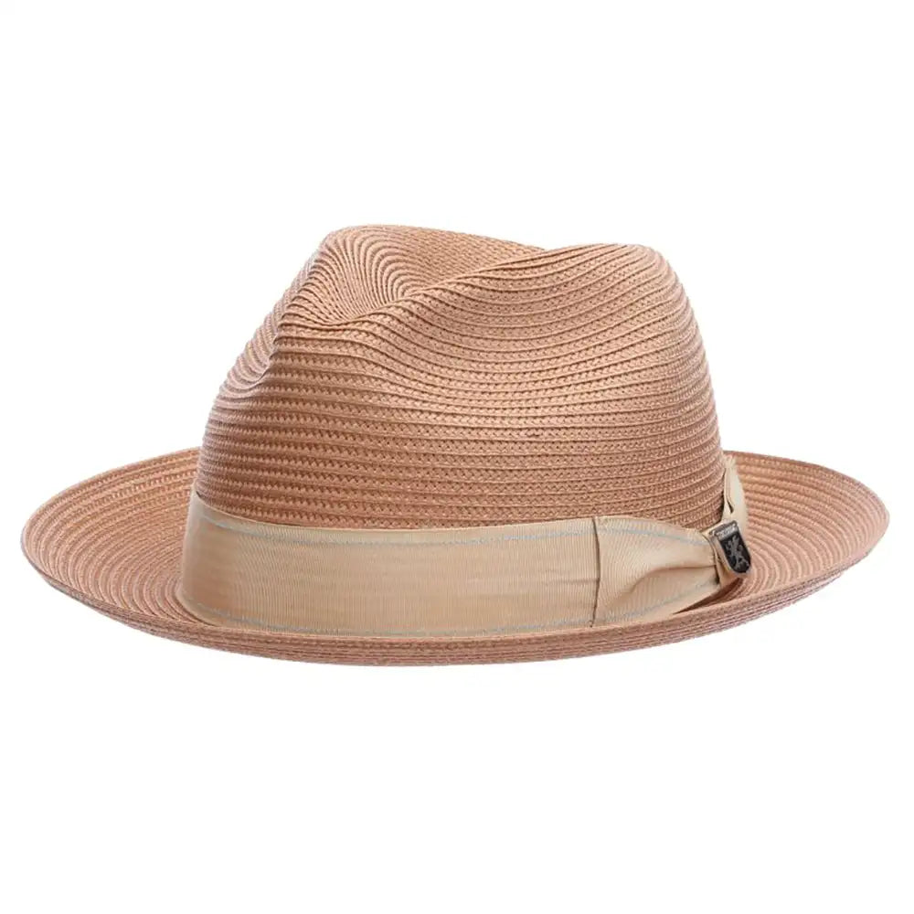 Stacy Adams Moore - Straw Fedora Hat
