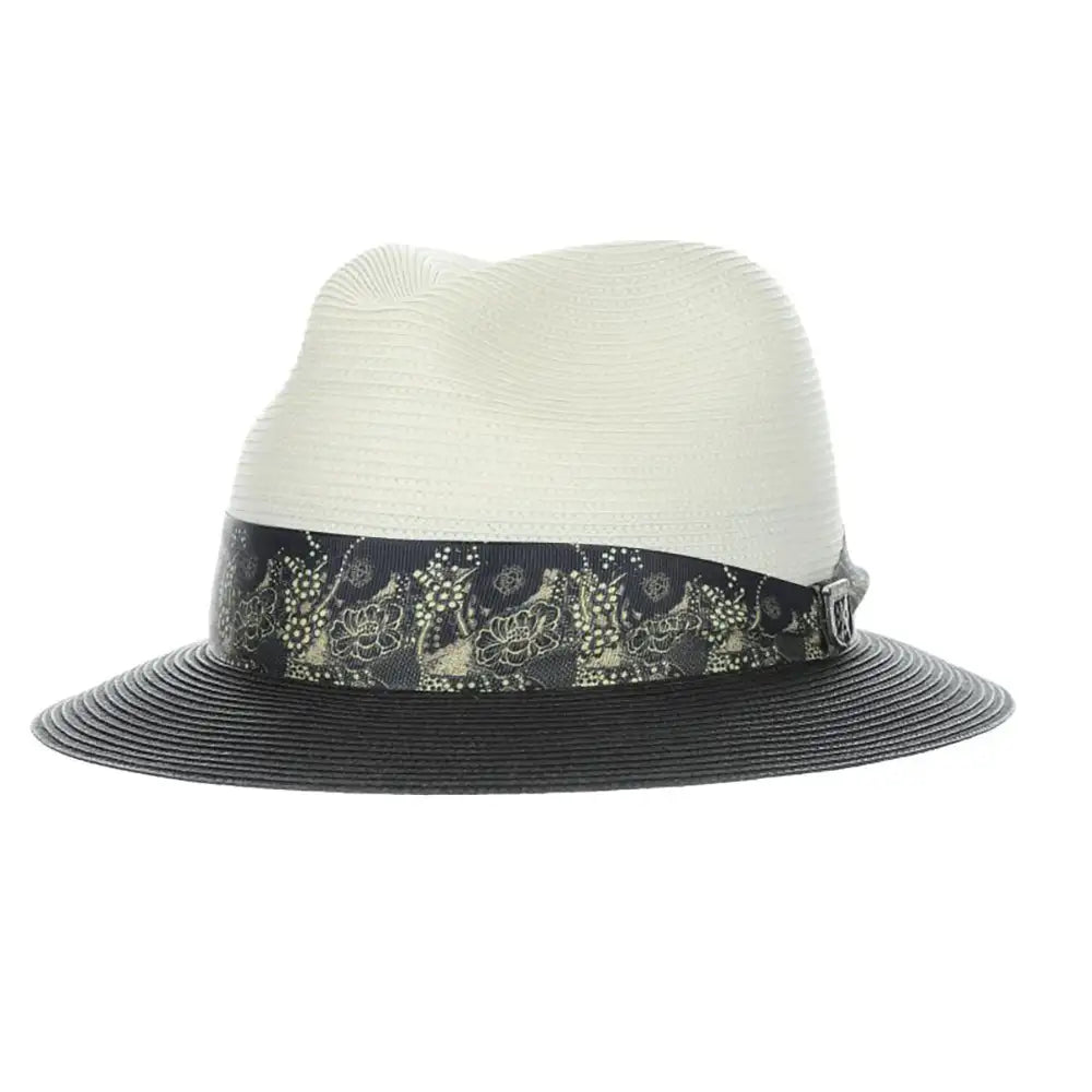 Stacy Adams Haring - Straw Fedora Hat