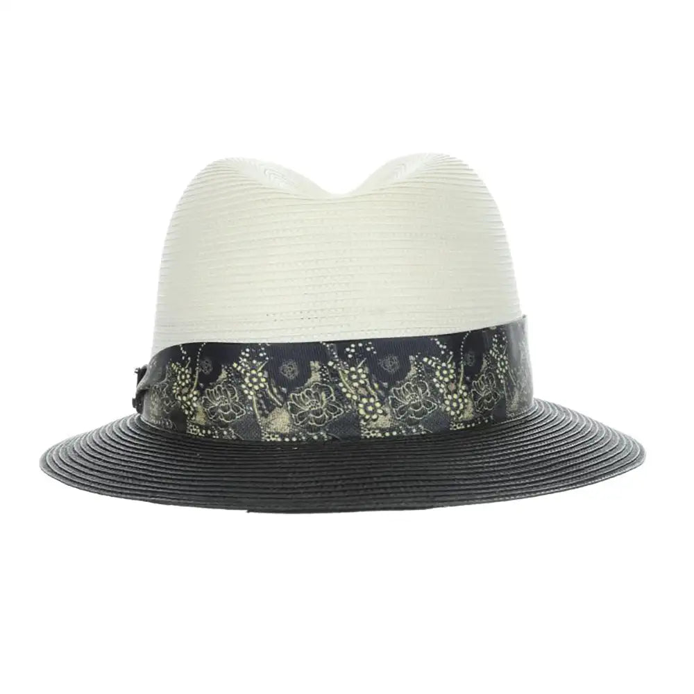 Stacy Adams Haring - Straw Fedora Hat