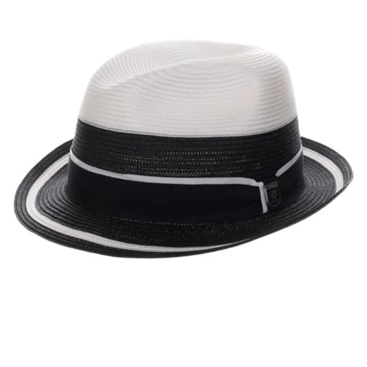 Stacy Adams Rodano - Straw Fedora Hat