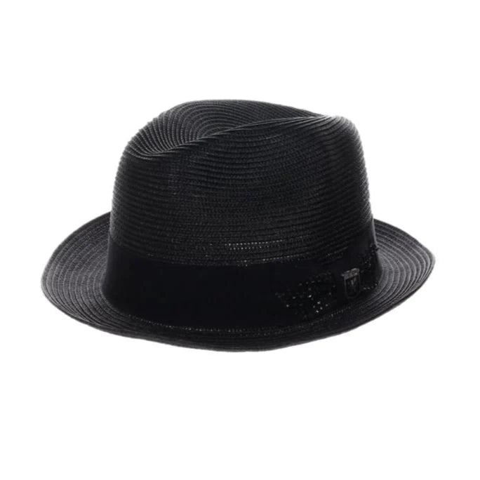 Stacy Adams Spire - Straw Fedora Hat
