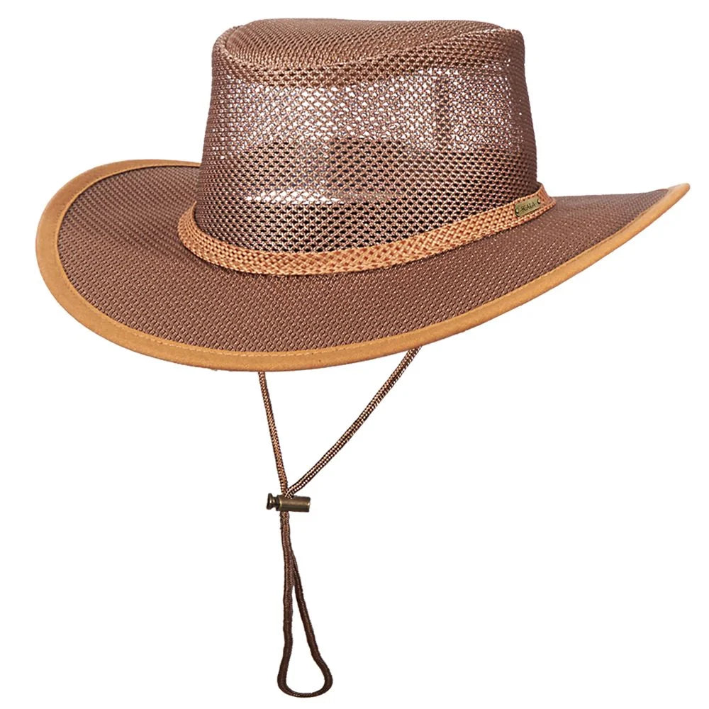 Scala Grand Canyon - Mesh Covered Nylon Australian Outback Hat