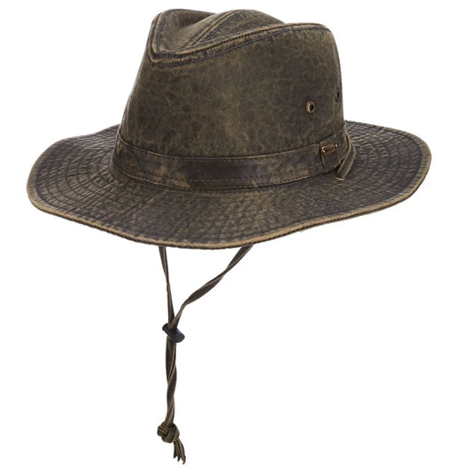 Scala Loon - Weathered Cotton Outback Hat