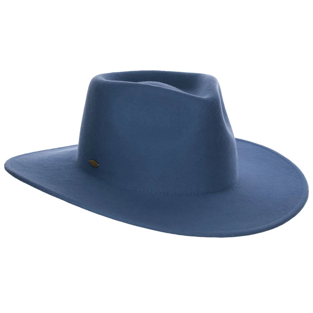 Scala Kathrina - Wool Felt Wide Brim Fedora Hat
