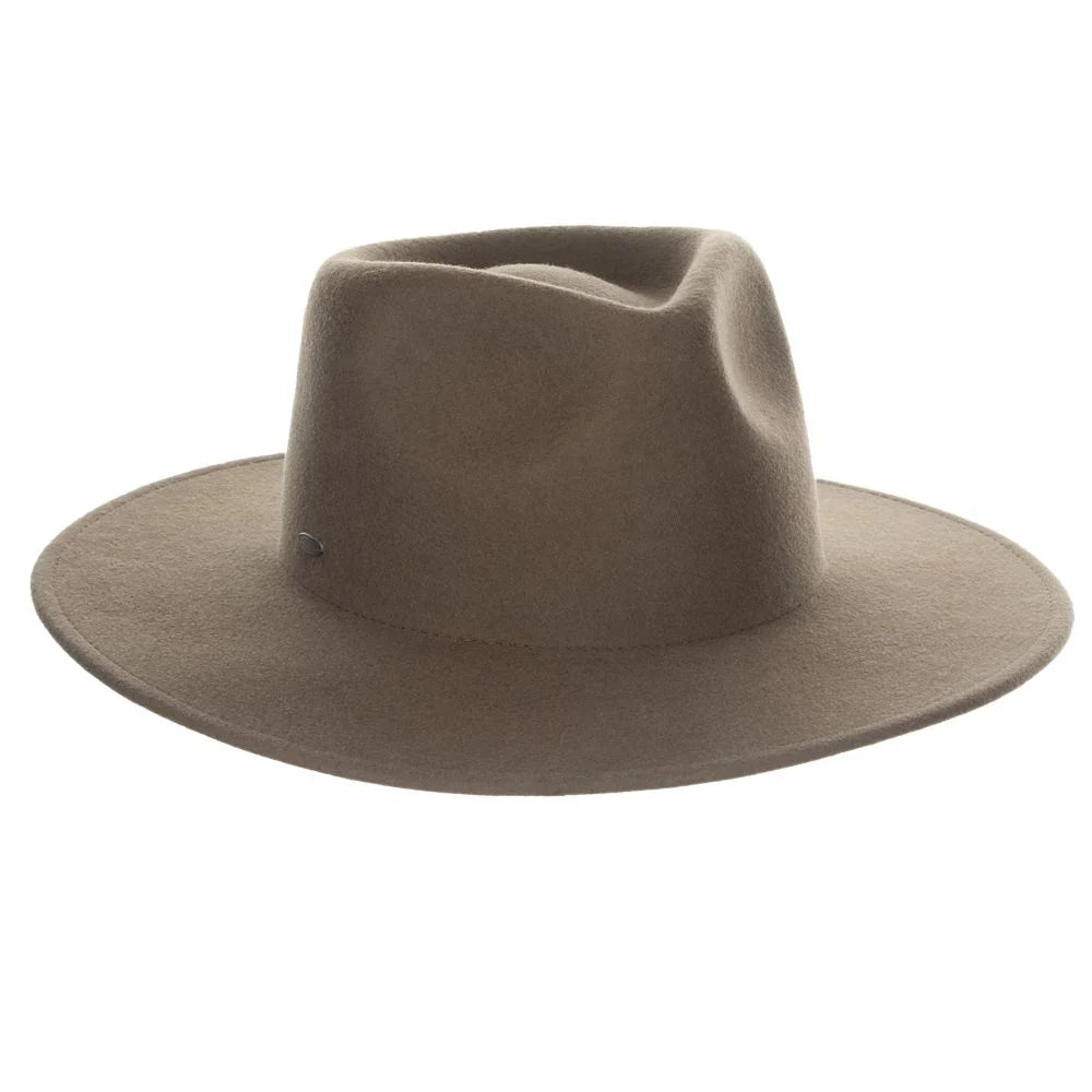 Scala Kathrina - Wool Felt Wide Brim Fedora Hat