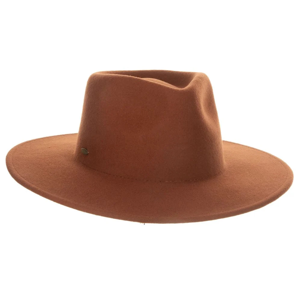 Scala Kathrina - Wool Felt Wide Brim Fedora Hat