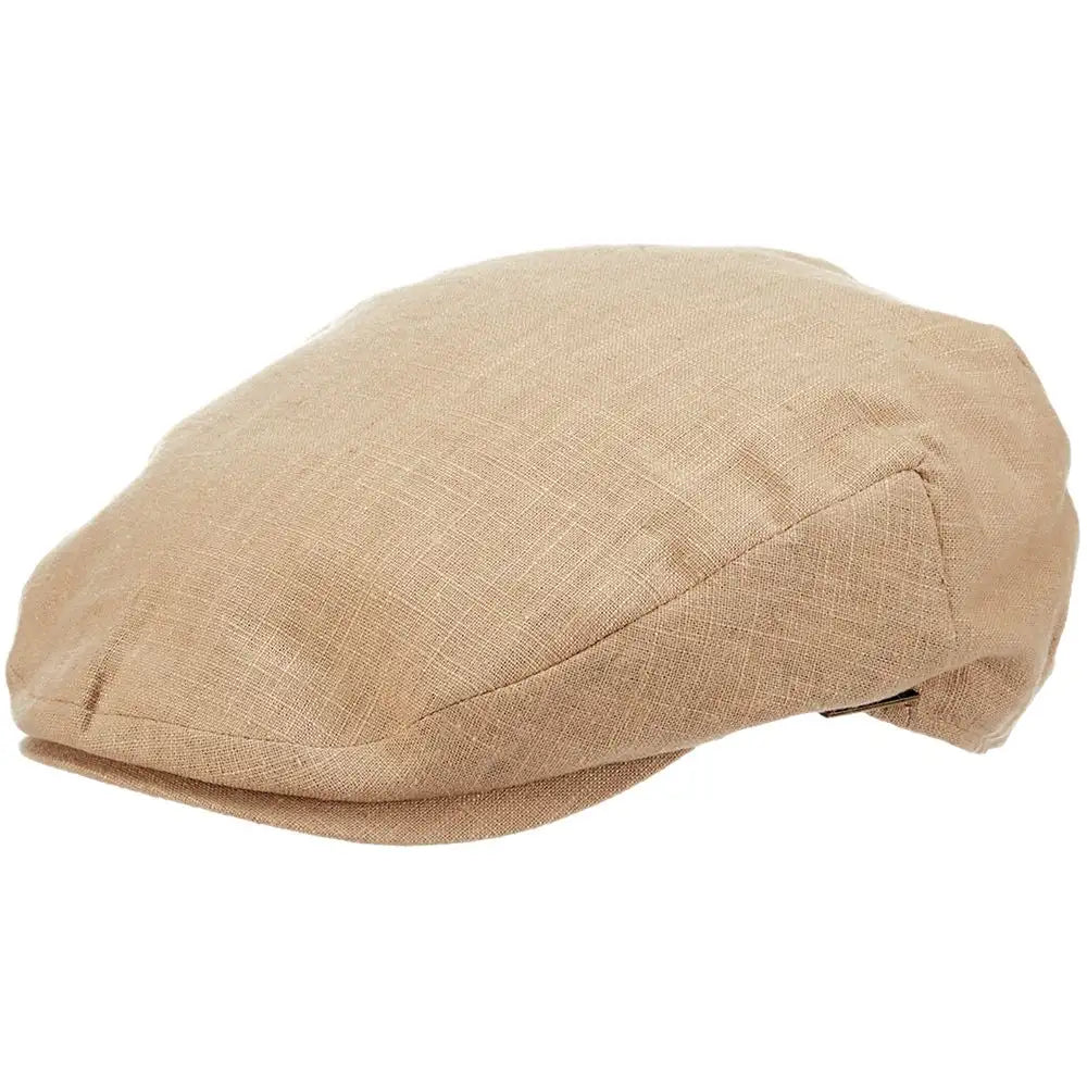 Scala Norwich - Linen Flat Cap
