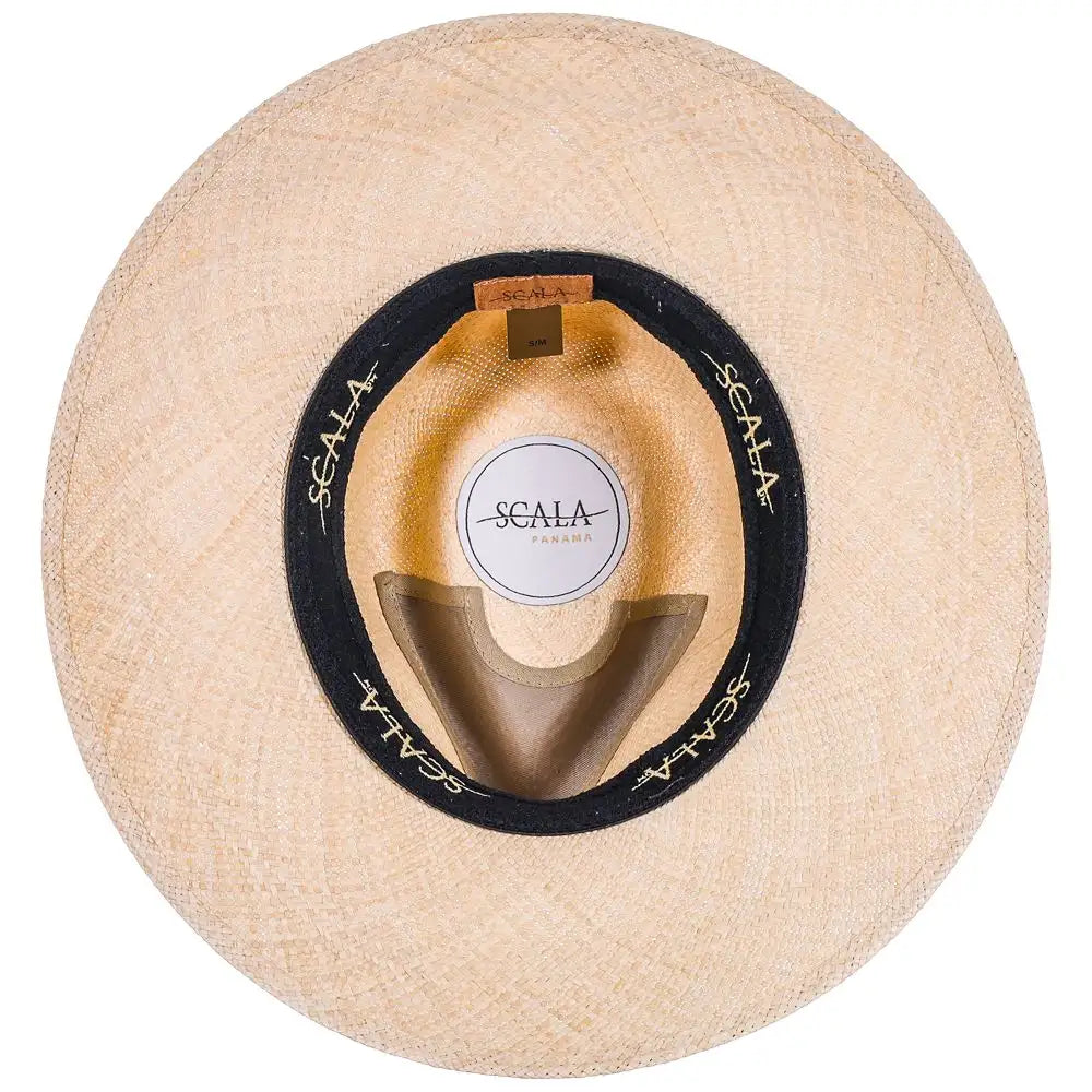 Scala Belloso - Panama Straw Fedora Hat