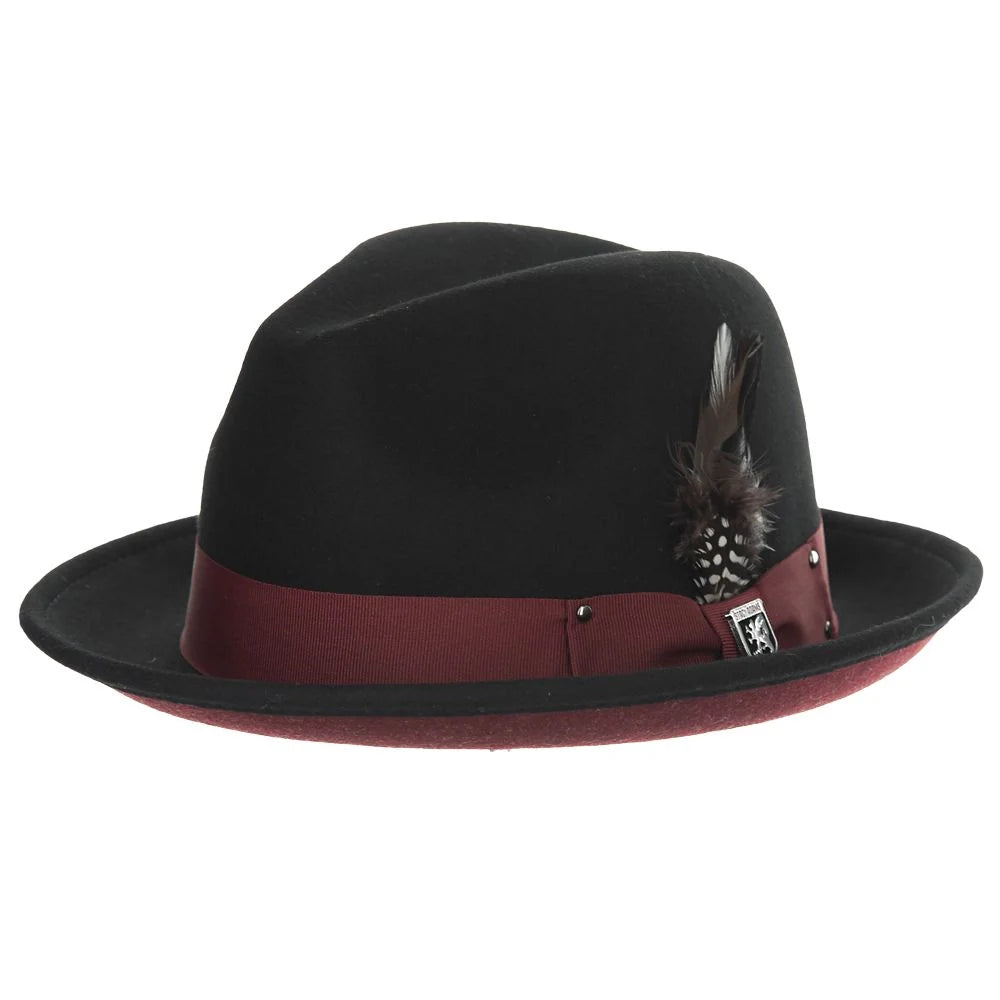 Stacy Adams Riven - Wool Fedora Hat