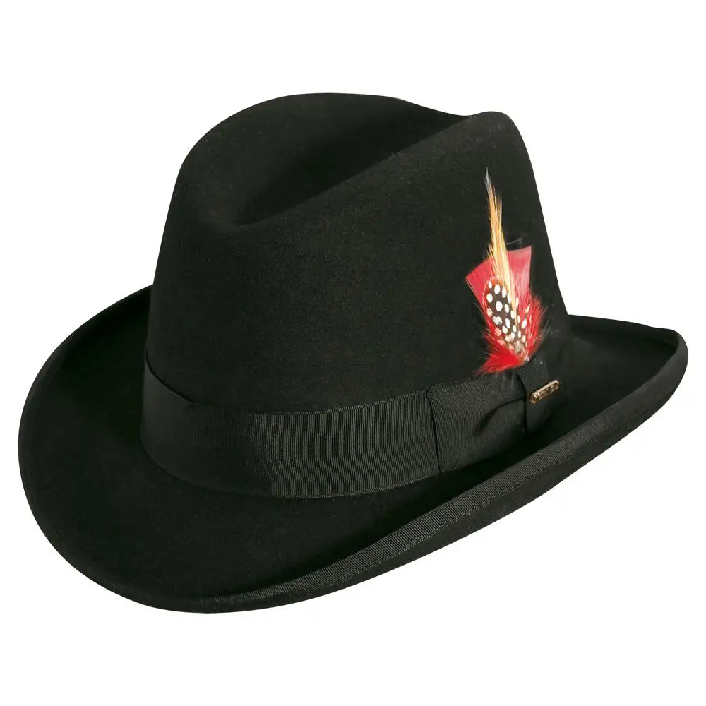 Scala Godfather - Wool Felt Fedora Hat
