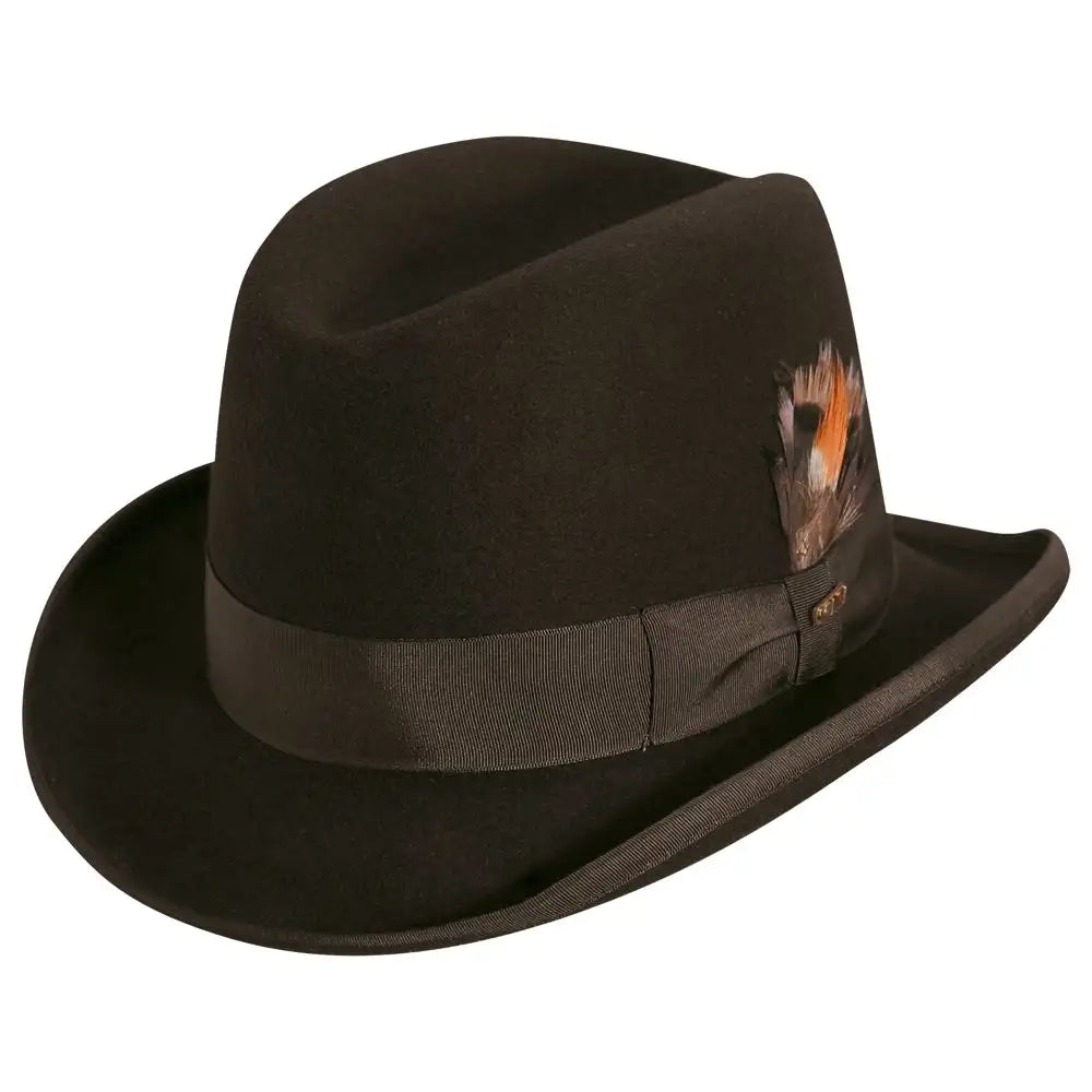 Scala Godfather - Wool Felt Fedora Hat