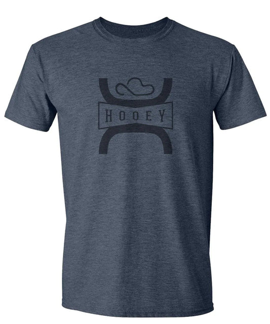 HOOey Split Hooey (Heather Navy) - Mens T-Shirt