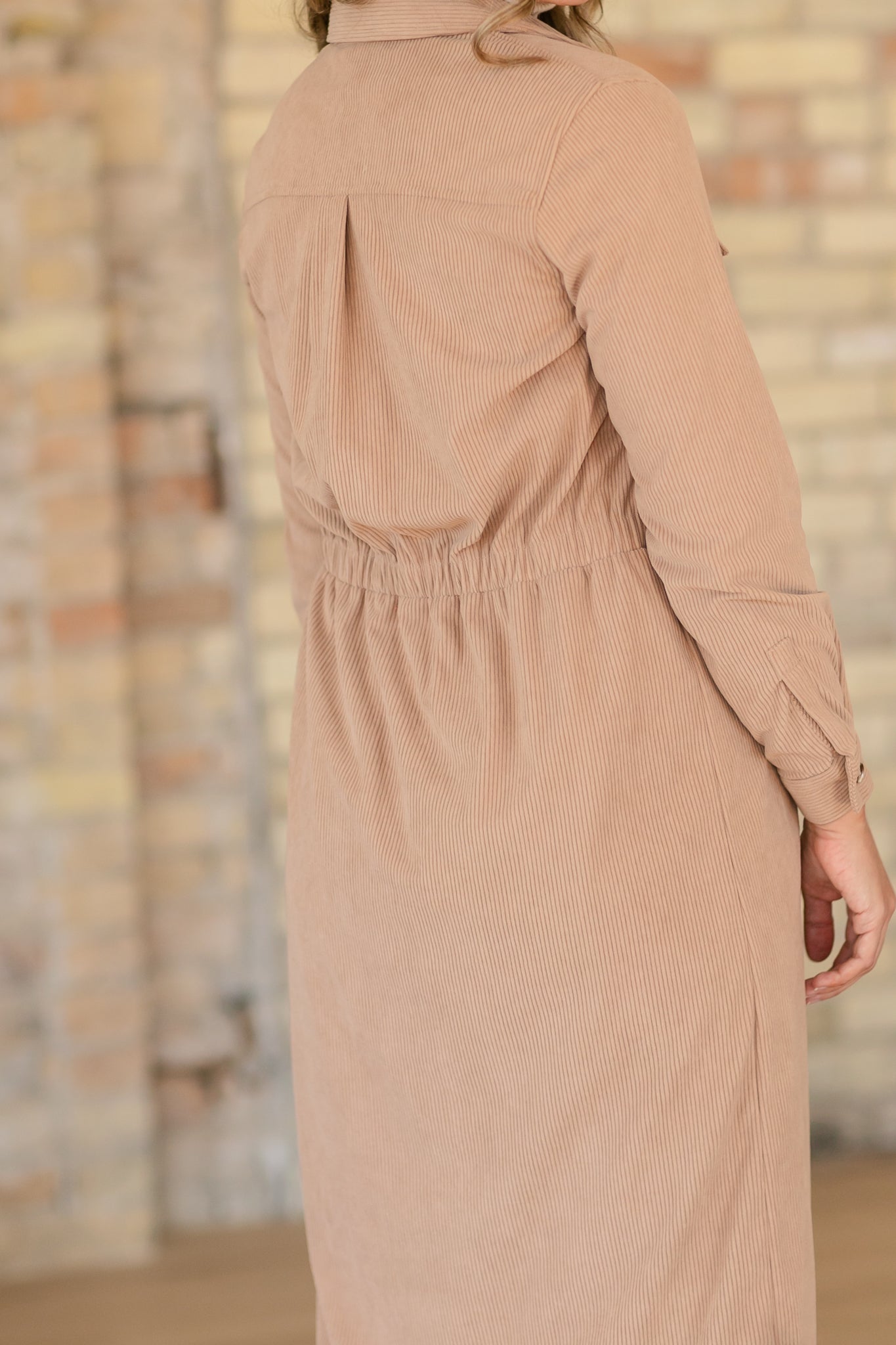 Anika Corduroy Shirt Dress - FINAL SALE