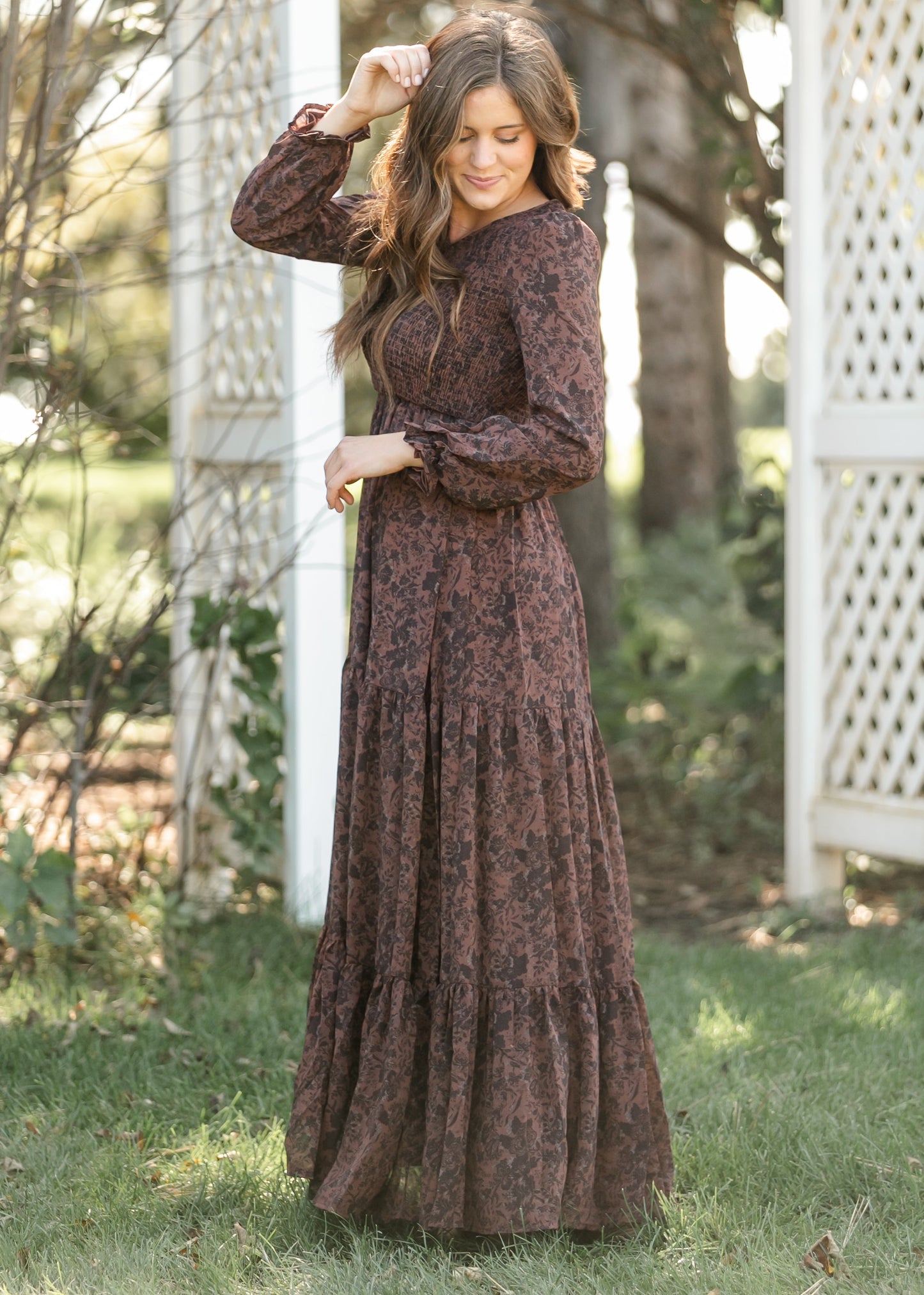 Aurora Smocked Maxi Dress