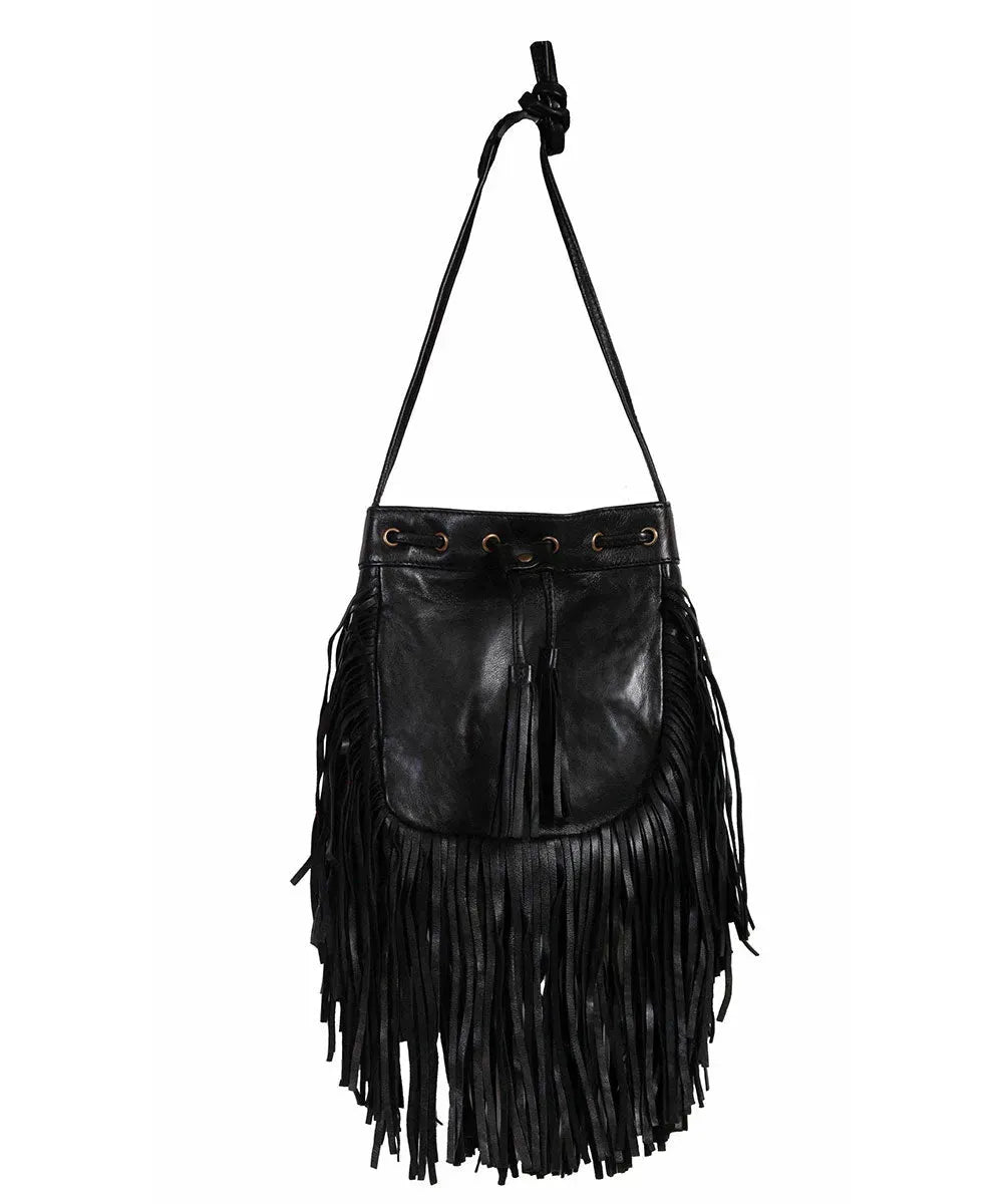 Scully Western Cascade Fringe Bucket Bag - Women's Handbag