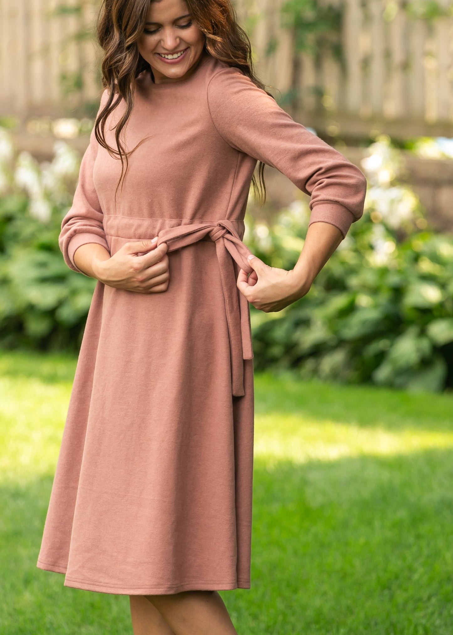Blair Long Sleeve Midi Dress - FINAL SALE